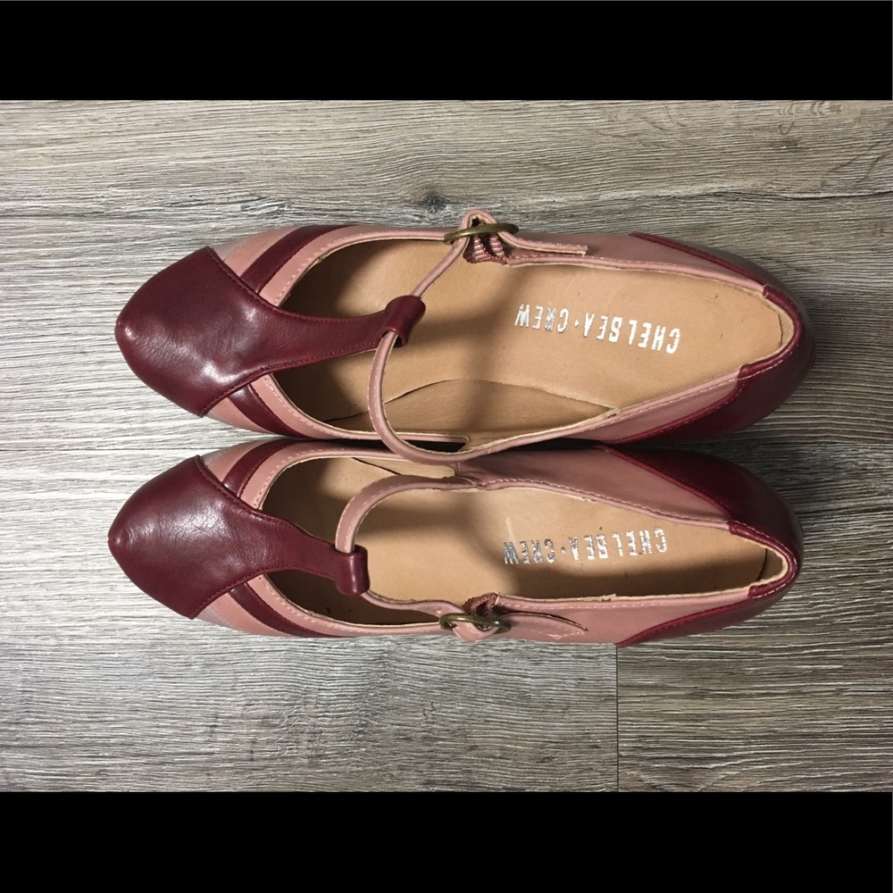 Chelsea Crew Pink and Burgandy size 7